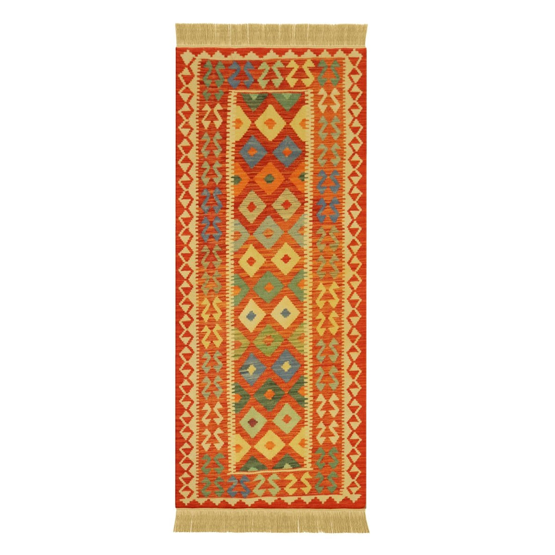 Afghani Chobi - 2.5 x 6.2 (Runner) - Handmade Kilim - Imam Carpets - Online Shop