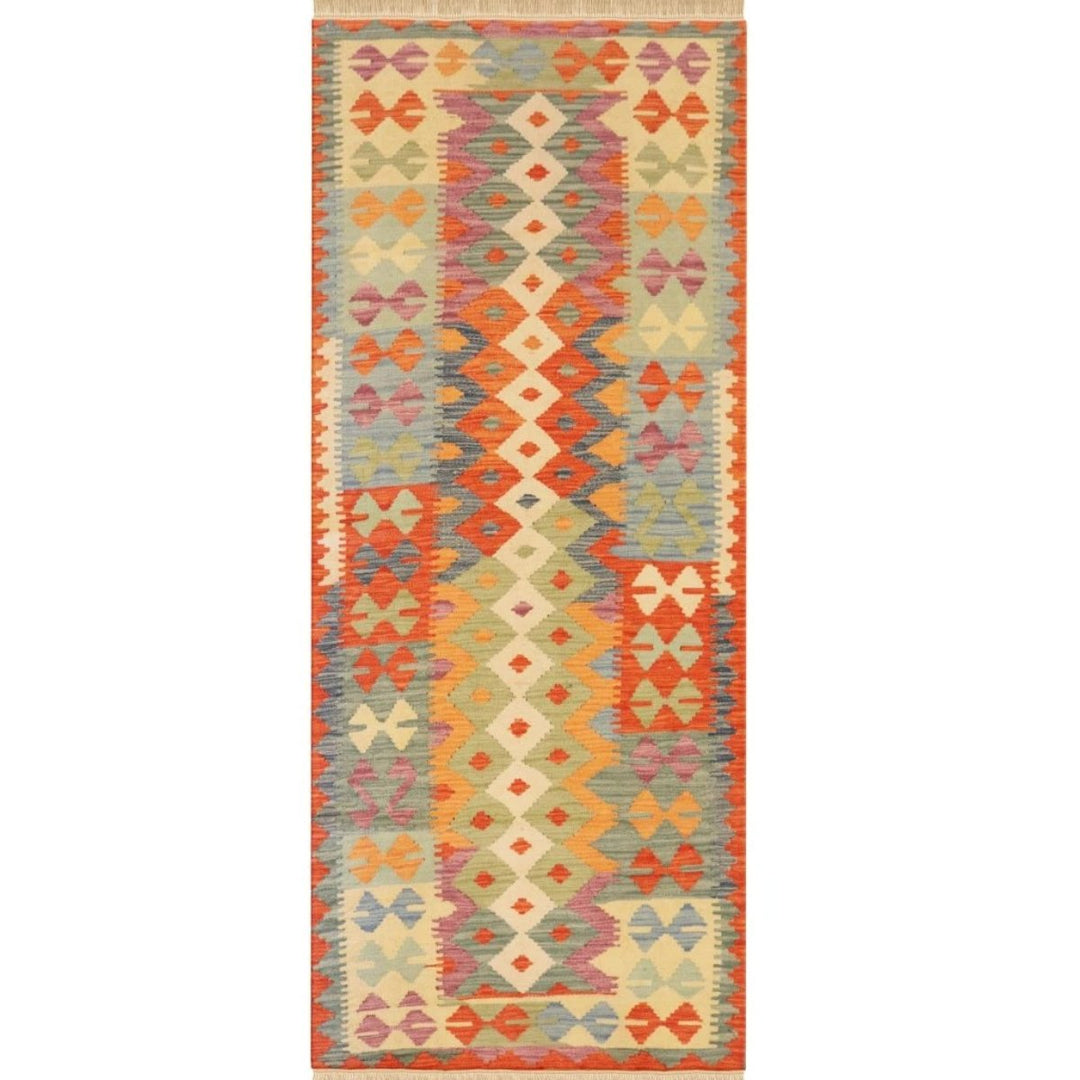 Afghani Chobi - 2.5 x 6.6 (Runner) - Handmade Kilim - Imam Carpets - Online Shop