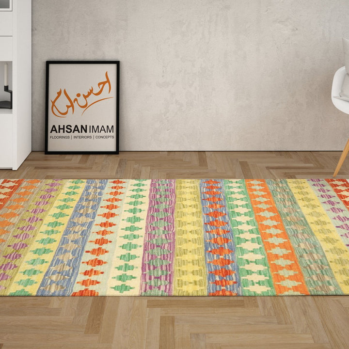 Afghani Chobi - 3.4 x 4.8 - Handmade Kilim - Imam Carpets - Online Shop