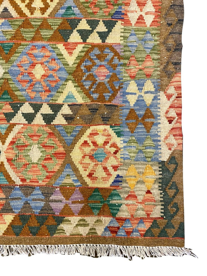 Afghani Chobi - 5.10 x 4.4 - Handmade Kilim - Imam Carpets - Online Shop
