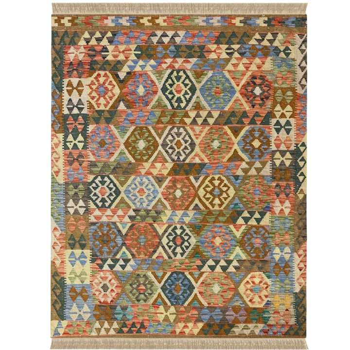 Afghani Chobi - 5.10 x 4.4 - Handmade Kilim - Imam Carpets - Online Shop