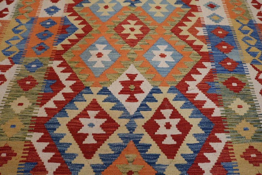 Afghani Chobi - 6.3 x 5.2 - Handmade Kilim - Imam Carpets - Online Shop