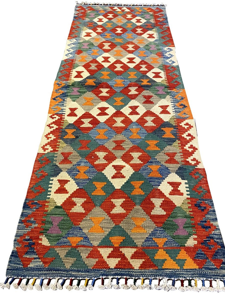 Afghani Chobi - 6.5 x 2.5 (Runner) - Handmade Kilim - Imam Carpets - Online Shop