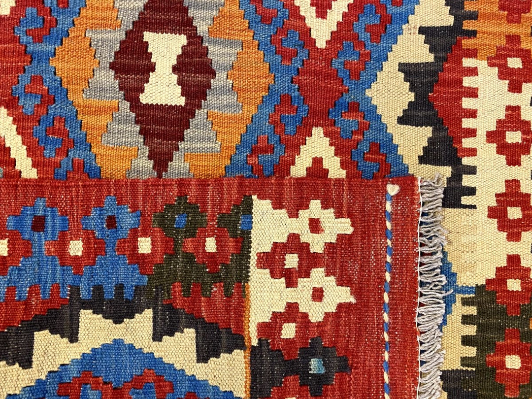 Afghani Chobi - 9.6 x 2.10 (Runner) - Handmade Kilim - Imam Carpets - Online Shop