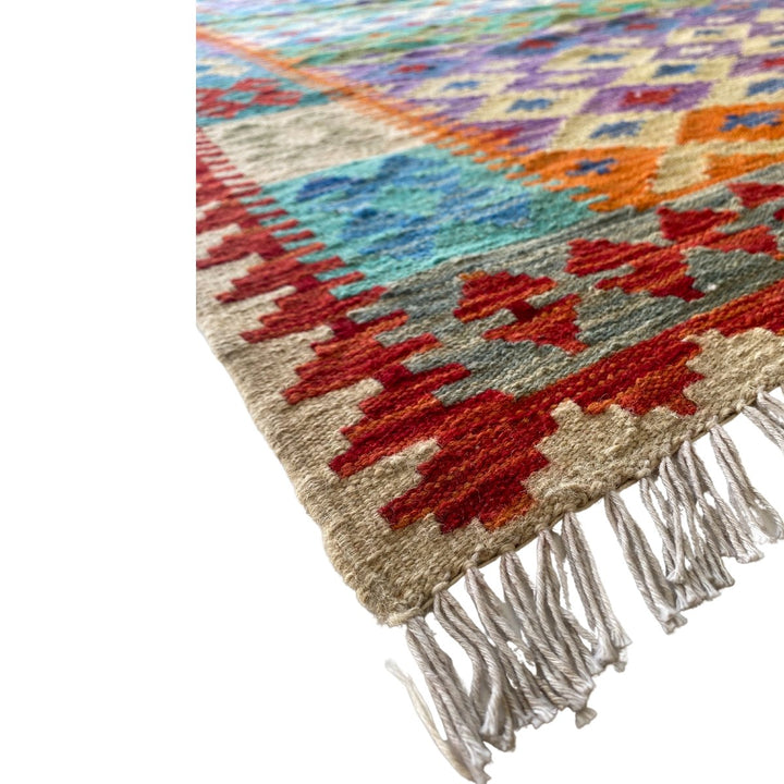Afghani Chobi Kilim - Size: 8.3 x 5.8 - Imam Carpets - Online Shop