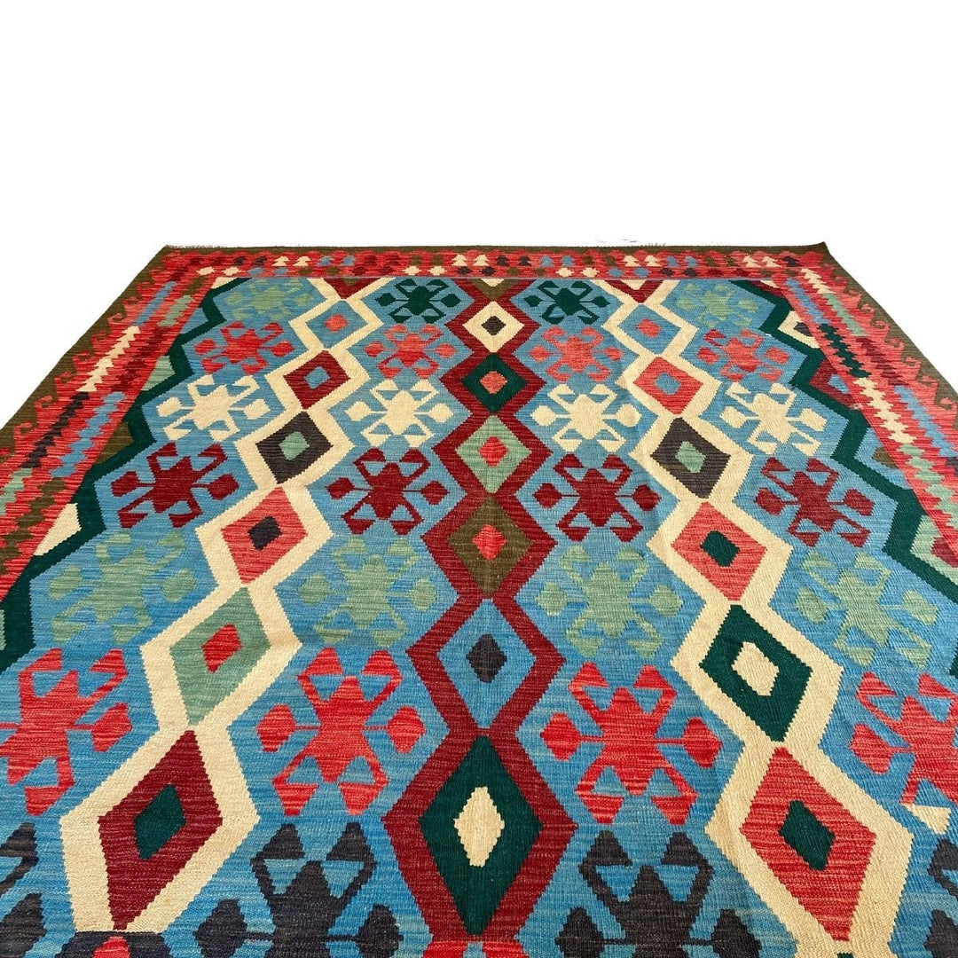 Afghani Chobi Kilim - Size: 8.7 x 10 - Imam Carpets - Online Shop