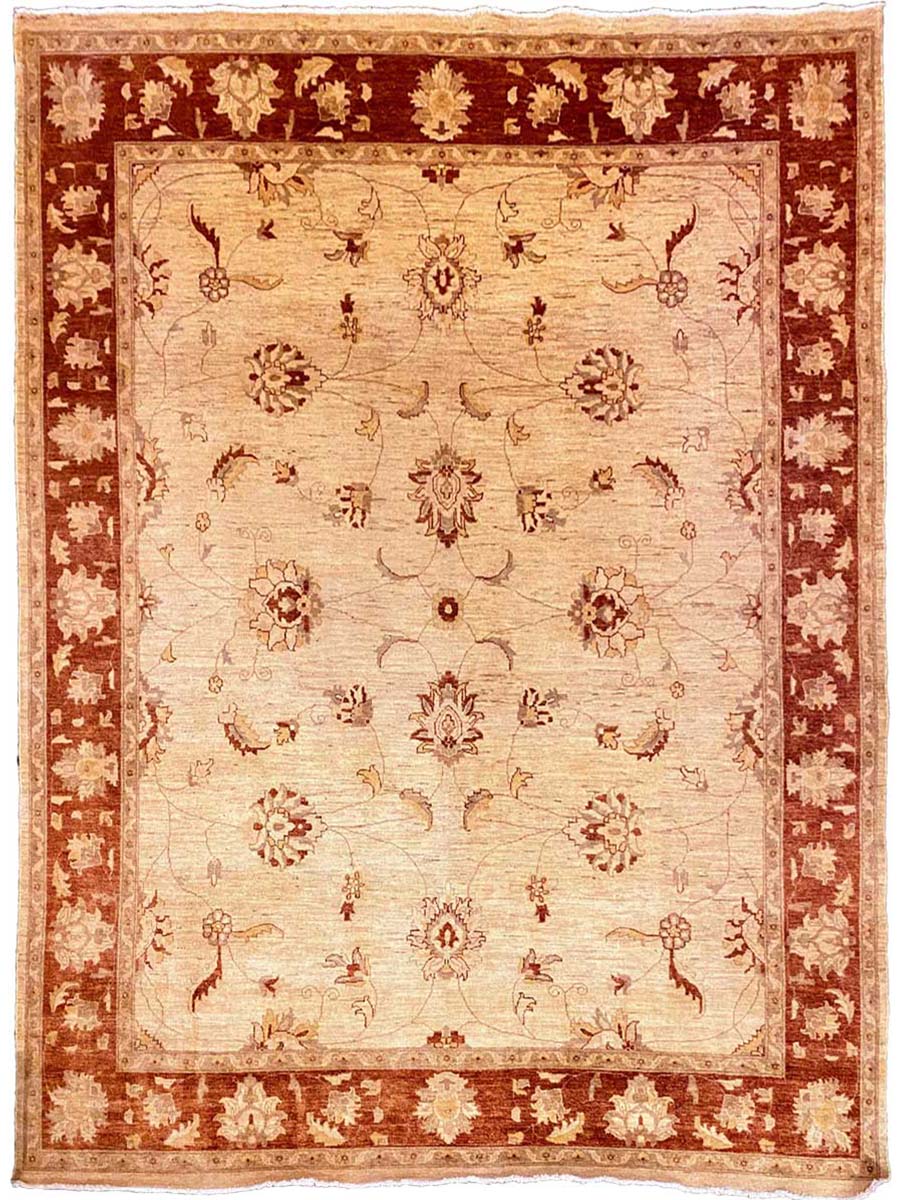 Afghani Chobi Ziegler - Size: 11.4 x 8.10 - Imam Carpet Co