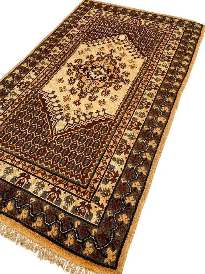 Afghani Kargayi Rug - size: 8.5 x 4.11 - Imam Carpet Co. Home