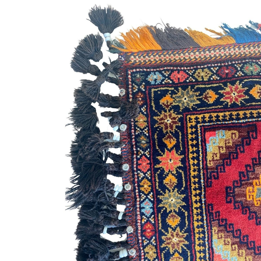 Afghani Pillow Rug - Size: 3.11 x 2.11 - Imam Carpets - Online Shop