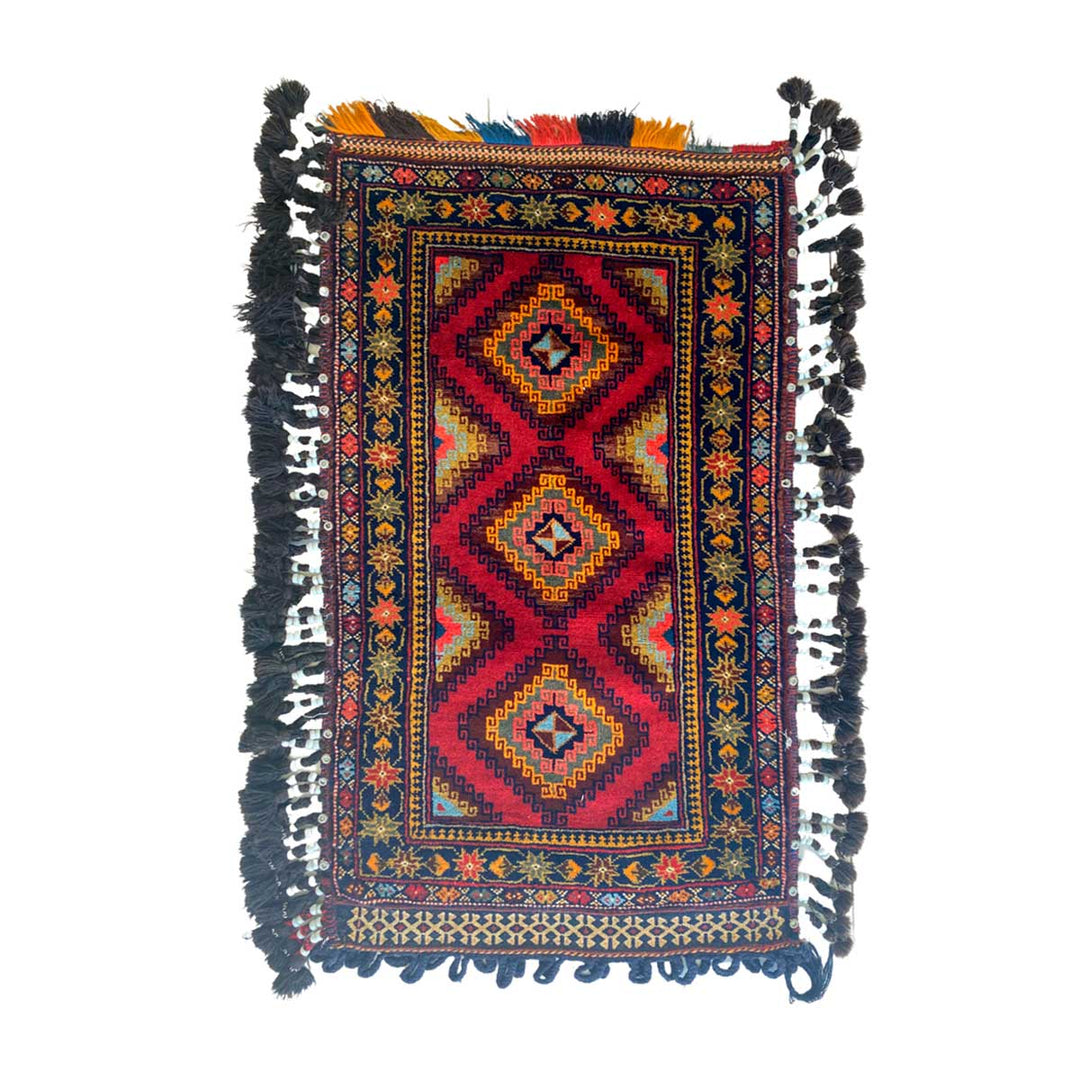 Afghani Pillow Rug - Size: 3.11 x 2.11 - Imam Carpets - Online Shop