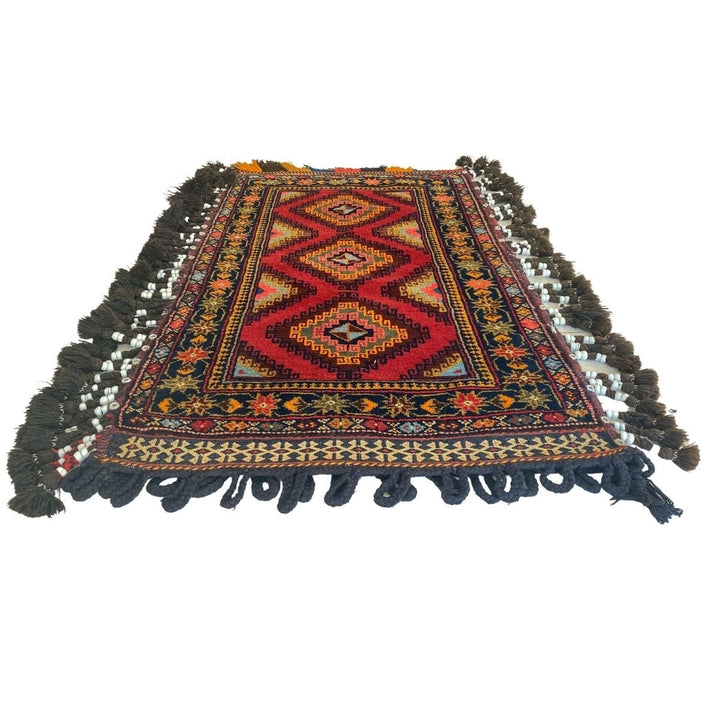 Afghani Pillow Rug - Size: 3.11 x 2.11 - Imam Carpets - Online Shop