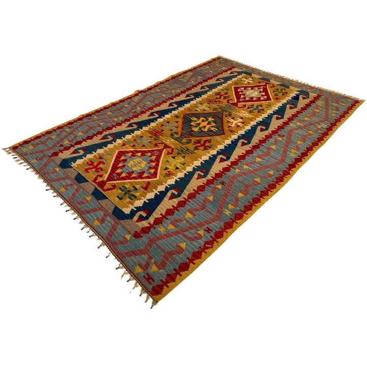 Antique Turkish Kilim - 7.3 x 4.11 - Imam Carpets - Online Shop