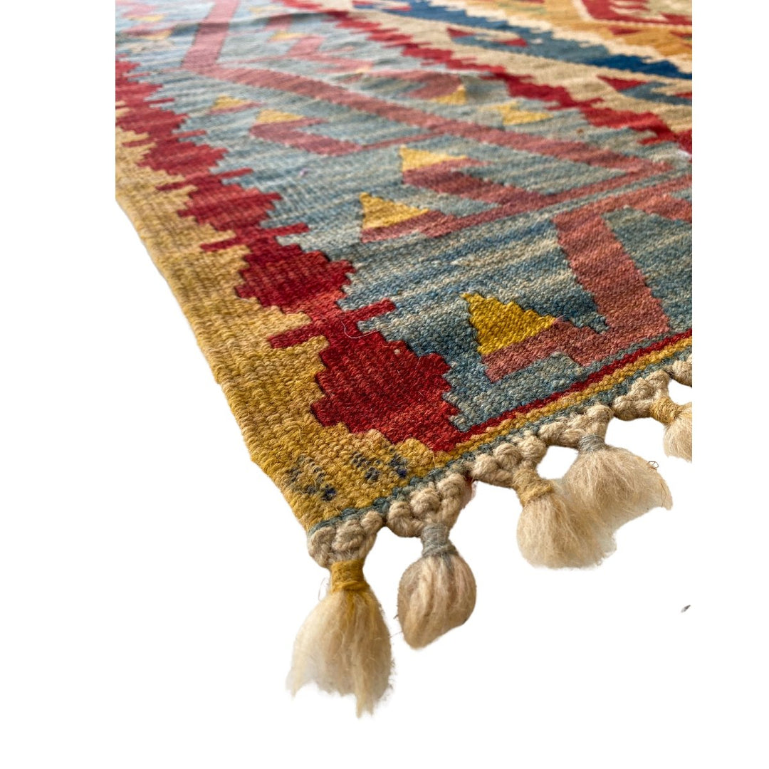 Antique Turkish Kilim - 7.3 x 4.11 - Imam Carpets - Online Shop