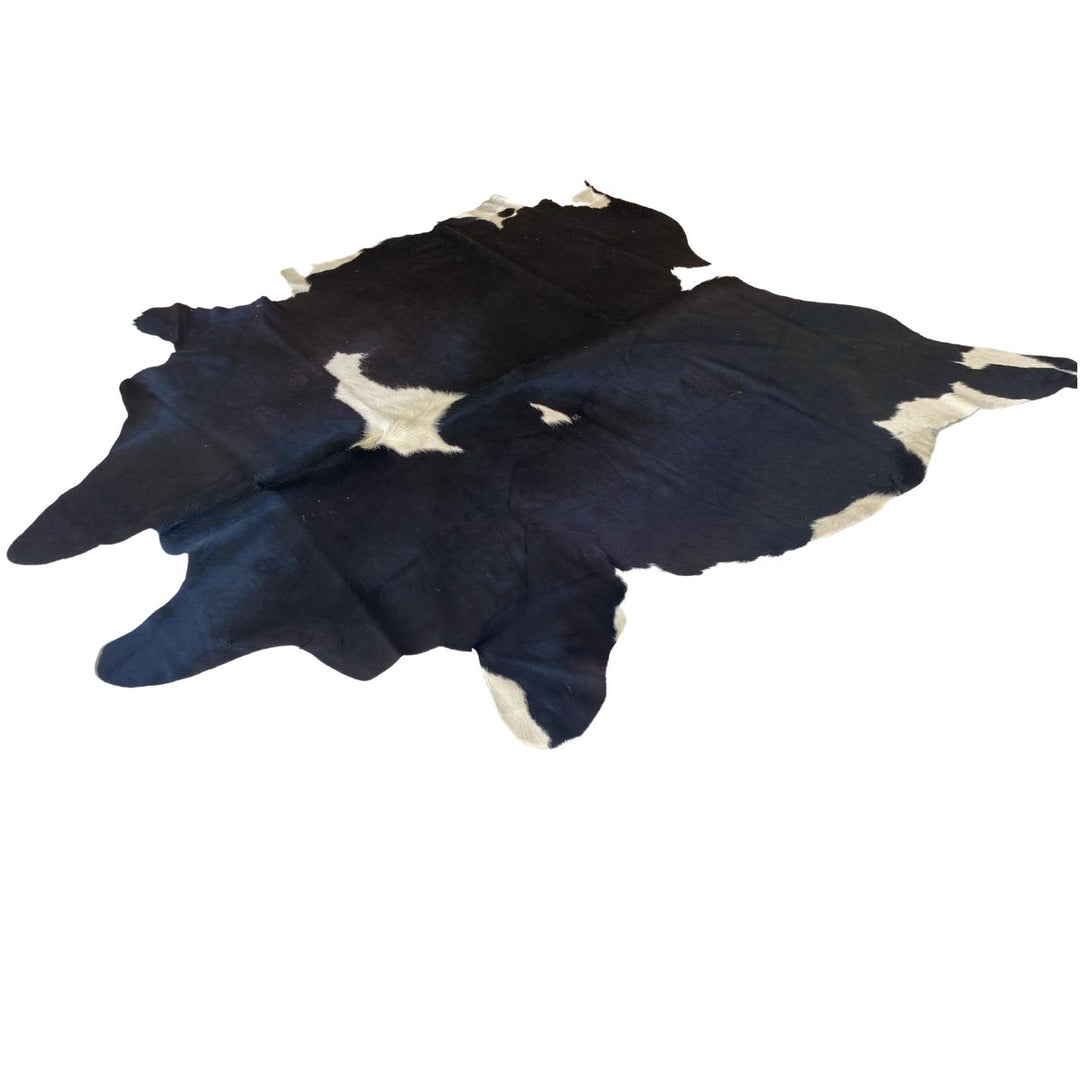 Black & White Authentic Cowhide - Size: 10.2 x 7.9 - Imam Carpets - Online Shop