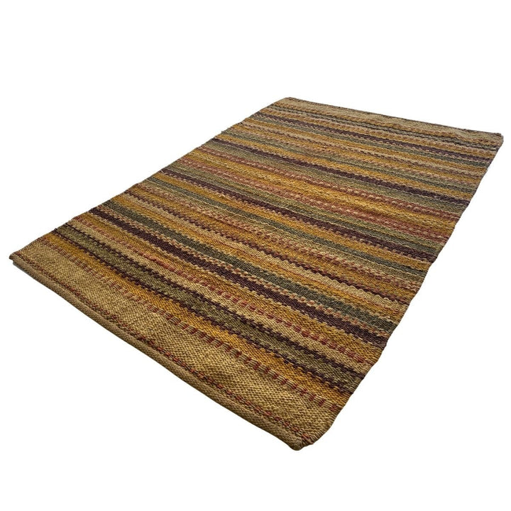 Bohemian Braided Jute Rug - Size: 6.4 x 4.4 - Imam Carpets - Online Shop