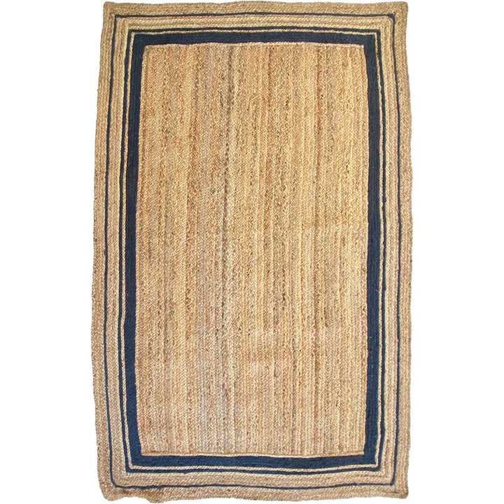 Border Jute Rug - Size: 7.11 x 5 - Imam Carpets Online Store