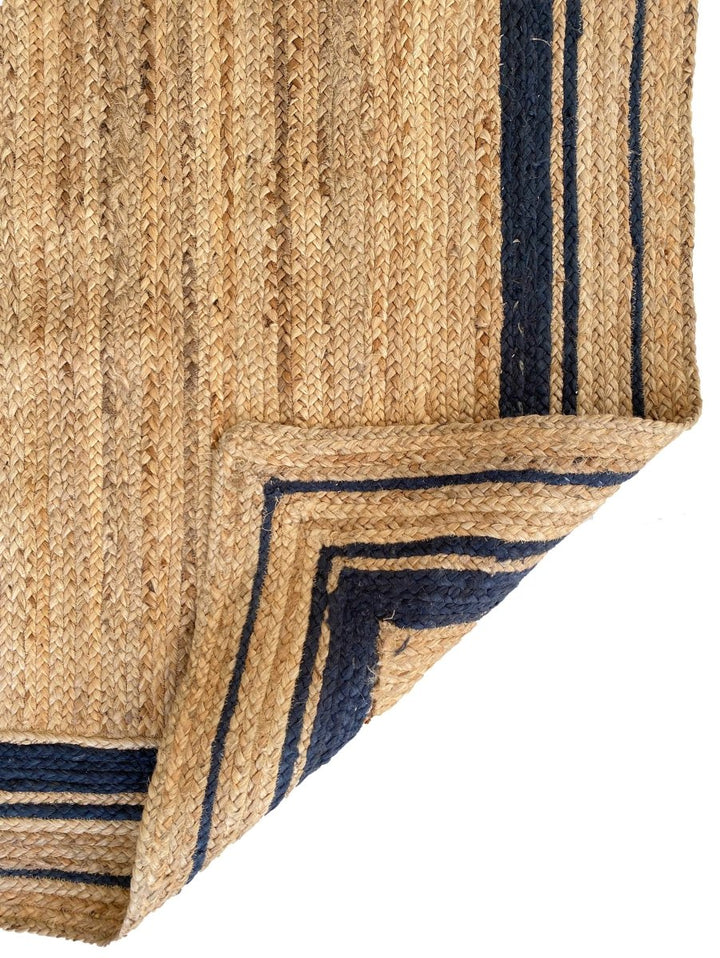 Border Jute Rug - Size: 7.11 x 5 - Imam Carpets Online Store