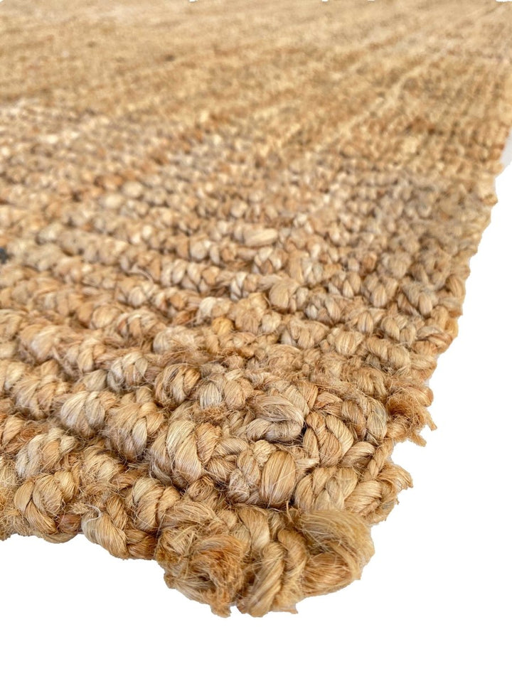 Braided Jute Rug - Size: 7 x 5 - Imam Carpets Online Store