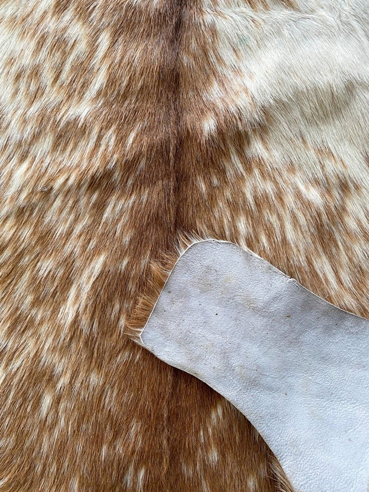 Brown Authentic Cow Hide - Size: 3.3 x 2.5 - Imam Carpets - Online Shop