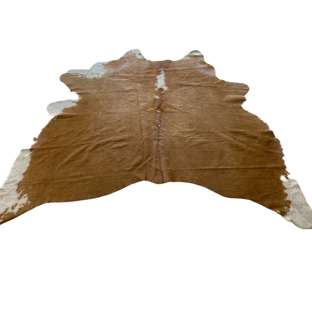 Brown Authentic Cow Hide - Size: 7.11 x 5.11 - Imam Carpets - Online Shop