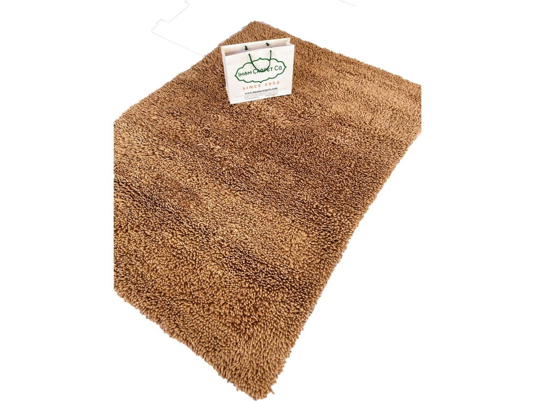 Camel Shaggy Rug - Size: 7 x 5 - Imam Carpet Co. Home