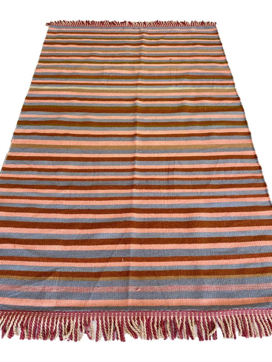 Colorful Stripe Rug - Size: 6.4 x 4 - Imam Carpets Online Store