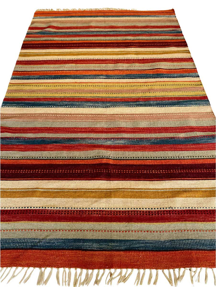 Colorful Stripes Rug - size: 8.2 x 5 - Imam Carpet Co. Home