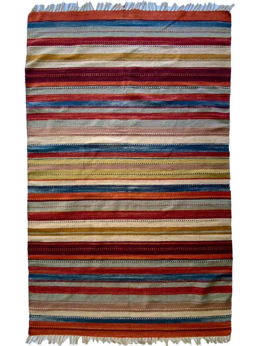 Colorful Stripes Rug - Size: 8.2 x 5 - Imam Carpet Co