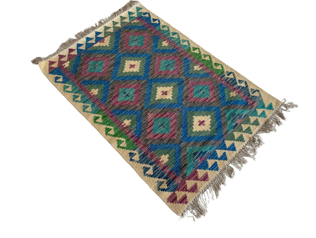 Colourful Afghani Chobi Kilim - Size: 4 x 2.10 - Imam Carpet Co. Home