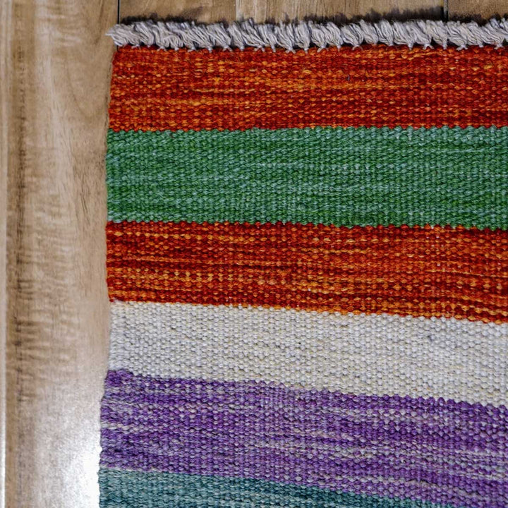 Colourful Bohemian Kilim - Size: 4.2 x 3 - Imam Carpets - Online Shop