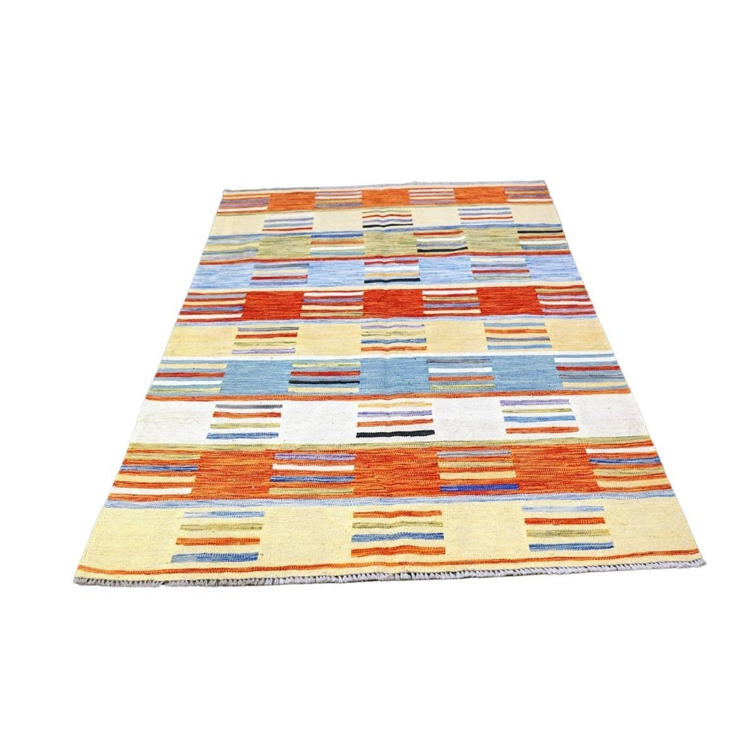 Colourful Bohemian Kilim - Size: 5.9 x 3.11 - Imam Carpets - Online Shop