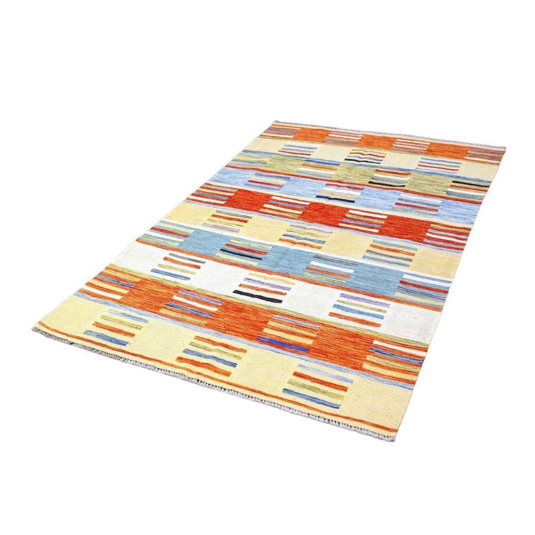 Colourful Bohemian Kilim - Size: 5.9 x 3.11 - Imam Carpets - Online Shop