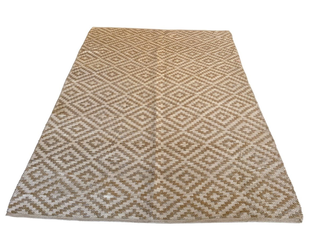Diamond Flatweave Rug - Size: 7.2 x 5.3 - Imam Carpet Co. Home