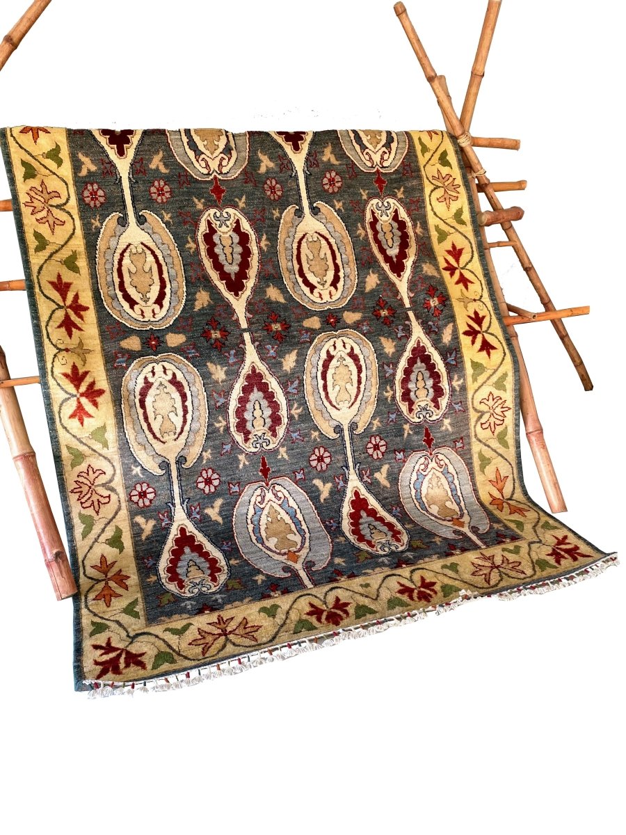 DimGray Suzani Rug - Size: 9.5 x 6 - Imam Carpets - Online Shop