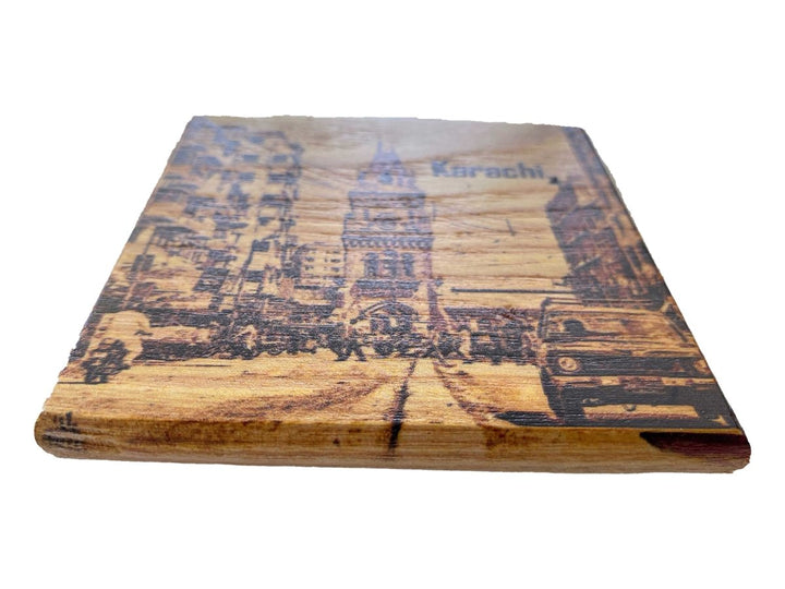 Empress Market - Oak Wood Coaster - Imam Carpets Online Store