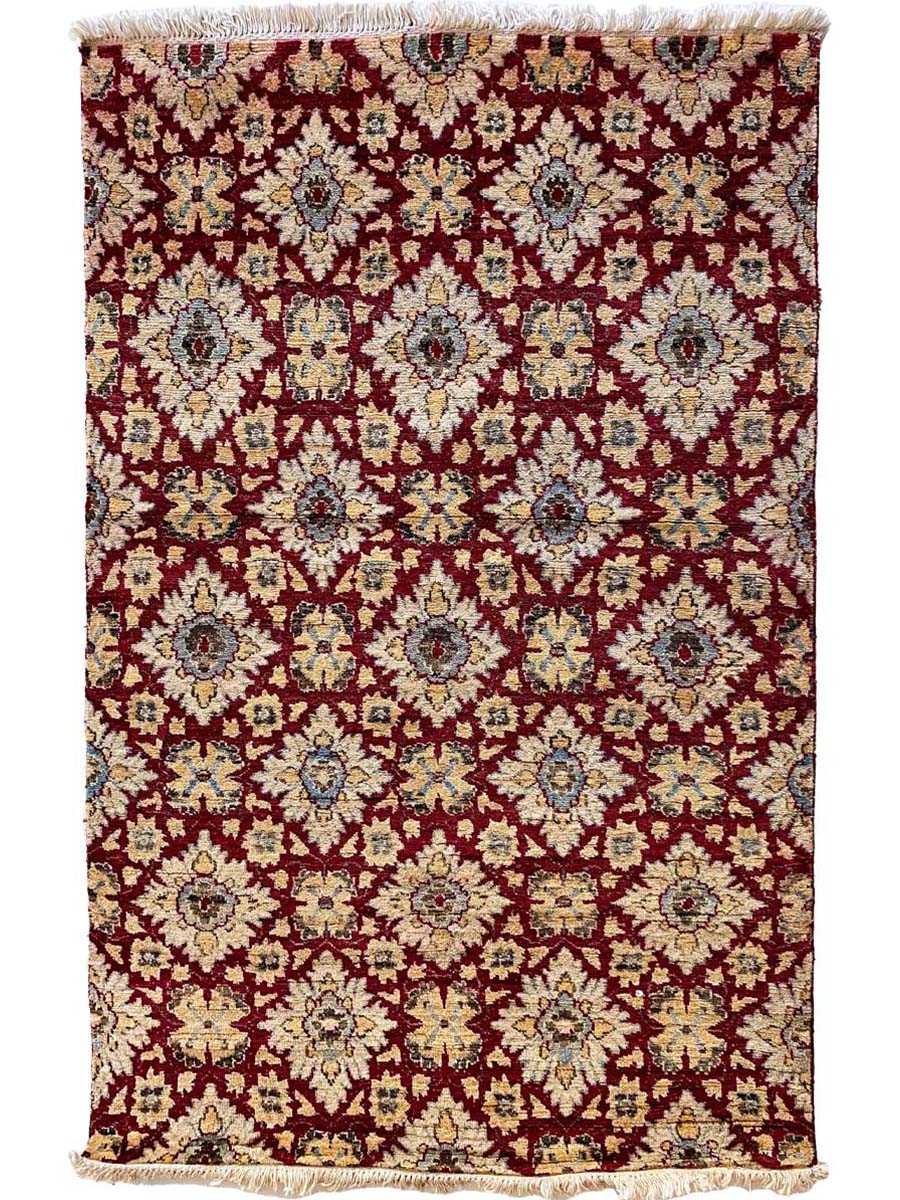 Floral Tessellation Rug - Size: 5.11 x 4.2 - Imam Carpet Co