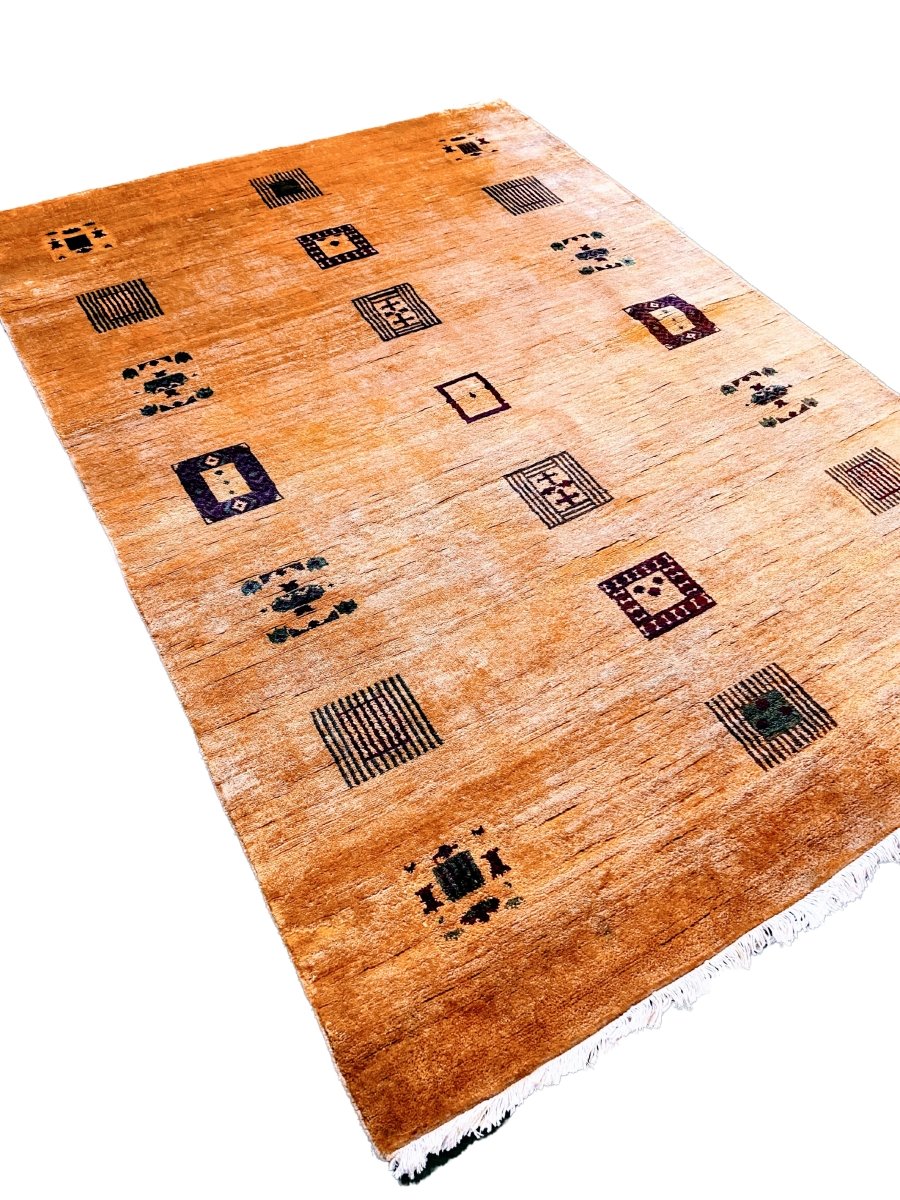 Gabbeh - 7.9 x 5.6 - Handmade Modern Area Rug - Imam Carpets - Online Shop