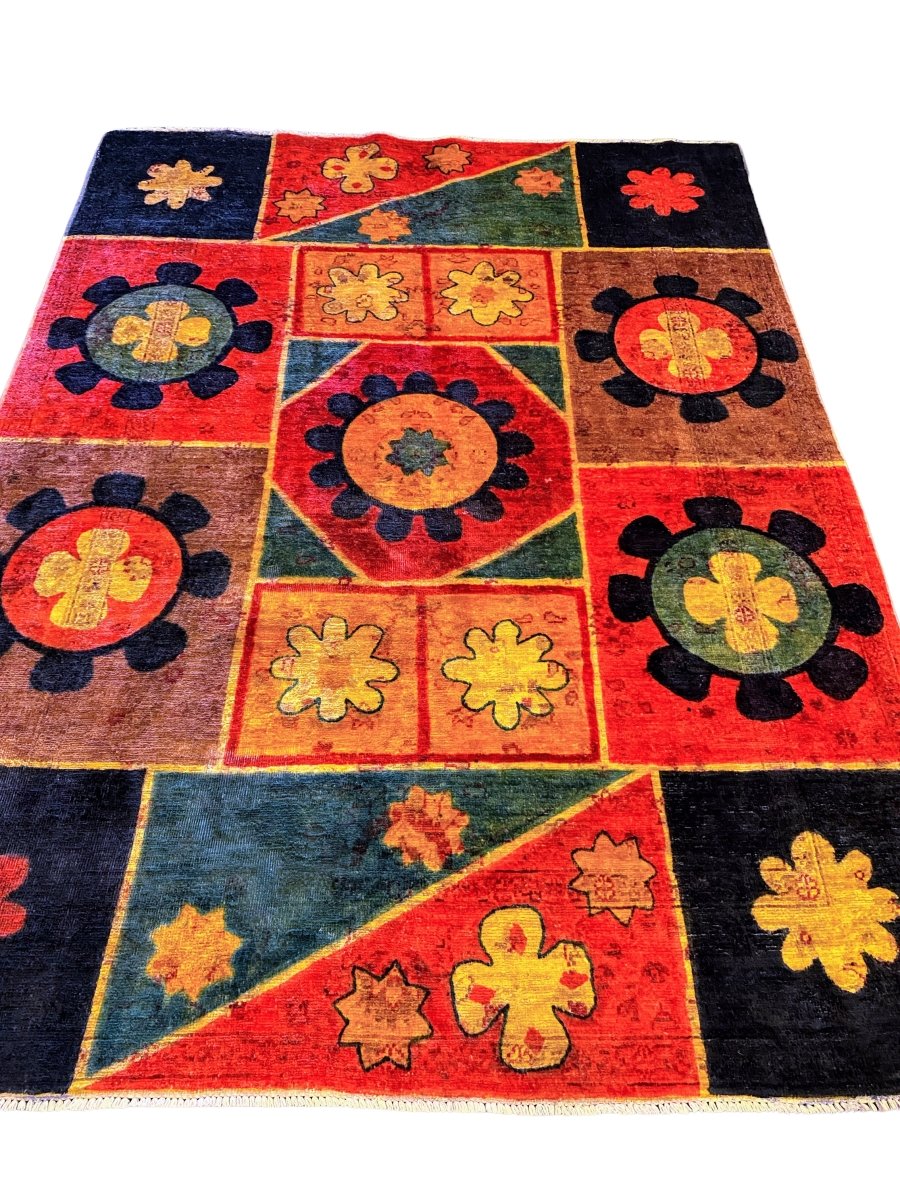 Gabbeh Kids Rug - Size: 6.4 x 4.9 - Imam Carpets - Online Shop