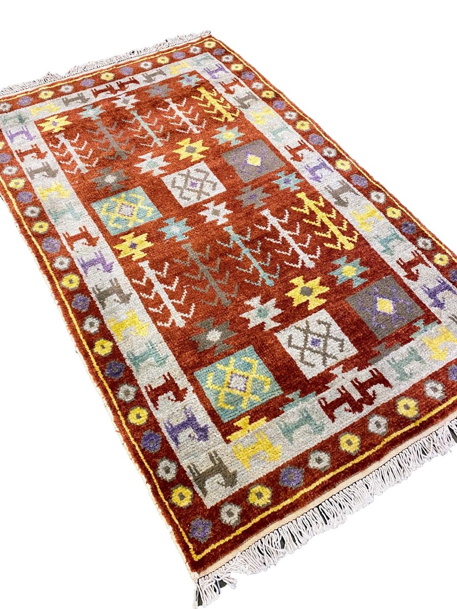 Gabbeh Rug - Size: 5 x 3.1 - Imam Carpets Online Store