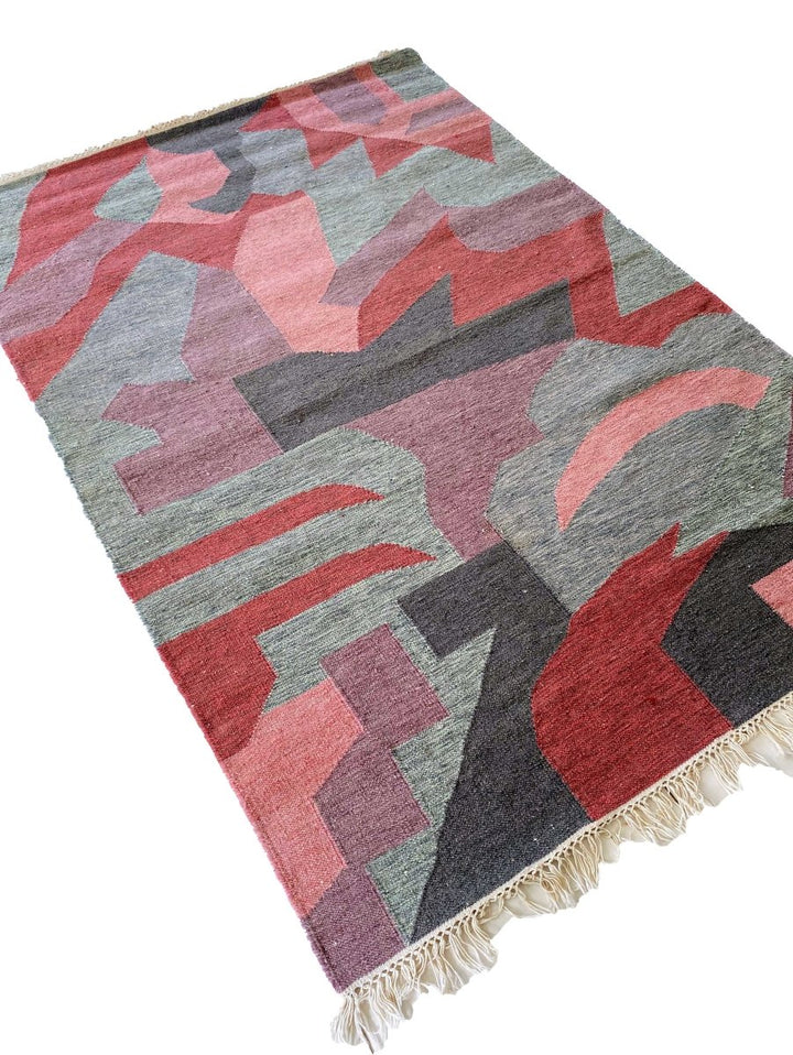 Gray Patches - Size: 6 x 4.3 - Imam Carpets Online Store