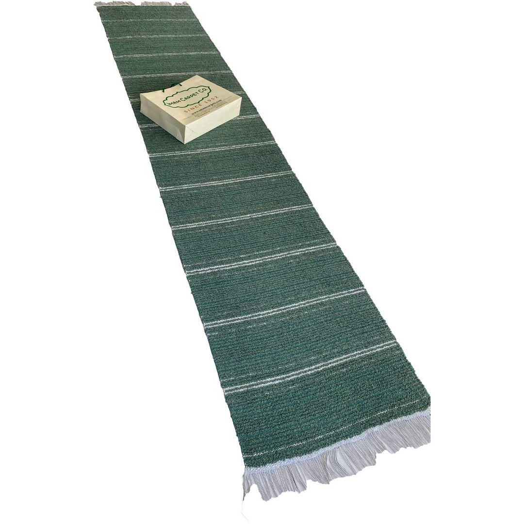 Green Runner - Size: 9.11 x 2.2 - Imam Carpets Online Store