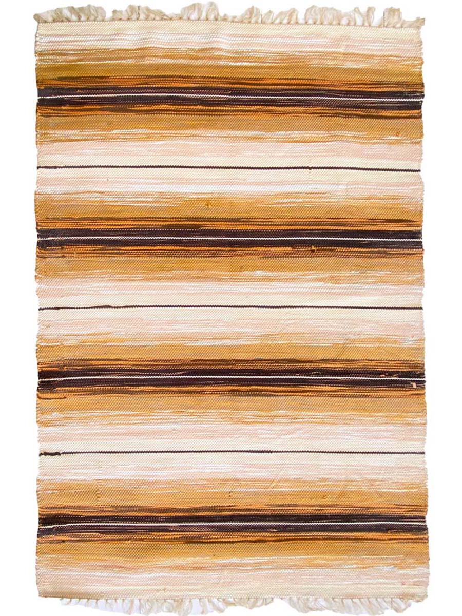Green Stripe Rug - Size: 7.6 x 5.2 - Imam Carpet Co