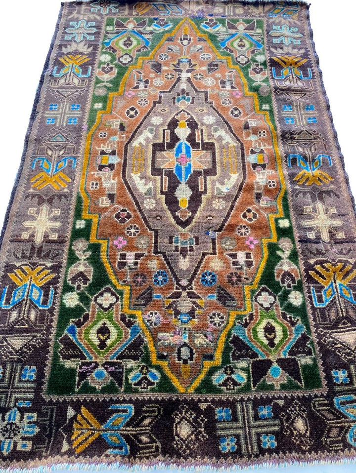 Handpainted Tribal Rug - Size: 4.5 x 2.9 - Imam Carpets Online Store