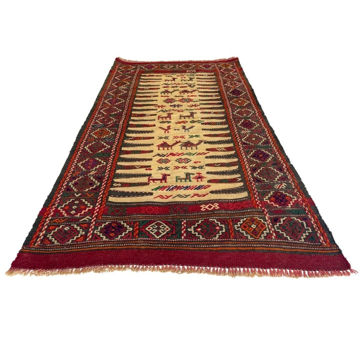 Jajum Sumak Kilim - Size: 5.5 x 2.11 - Imam Carpets - Online Shop