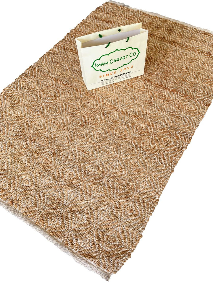 Jute Braided Rug - Size: 6.1 x 3.11 - Imam Carpets Online Store