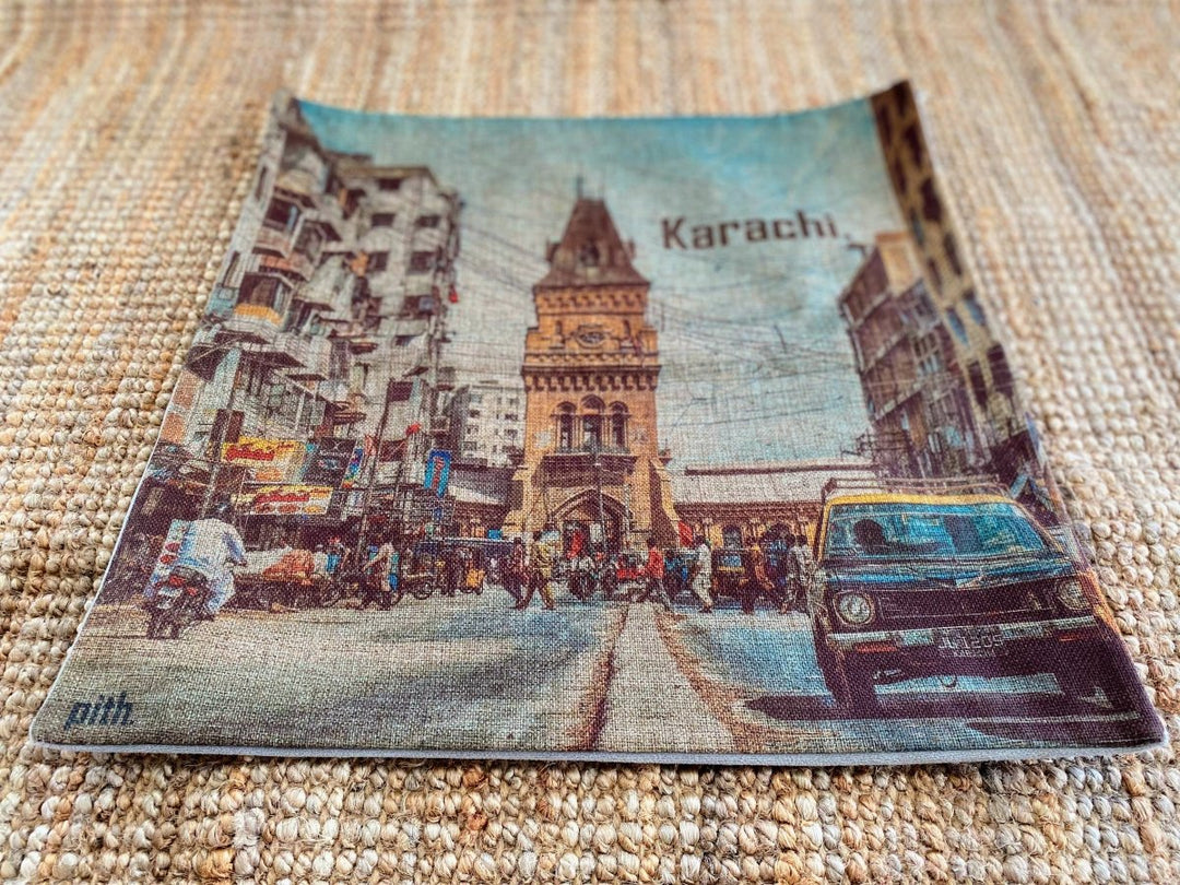 Karachi Cushion Cover - Size: 20 x 20 Inches - Imam Carpets Online Store