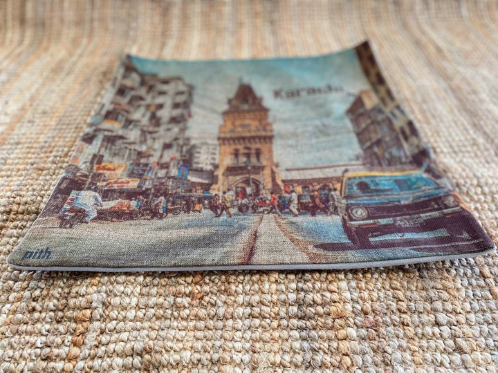 Karachi Cushion Cover - Size: 20 x 20 Inches - Imam Carpets Online Store