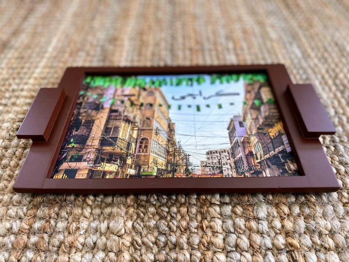 Karachi - Wooden Tray - Imam Carpets Online Store