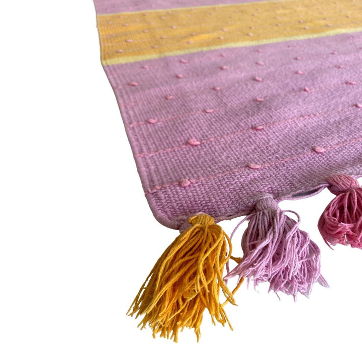 Kids Rug with tassels - Size: 4.6 x 2.1 - Imam Carpets - Online Shop