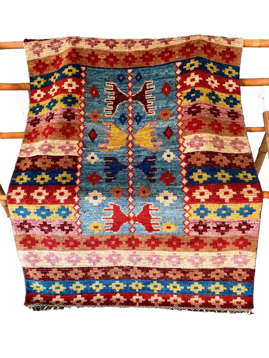 Kilim in a Rug - Size: 6.2 x 4.1 - Imam Carpets - Online Shop